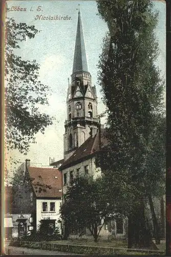 wz78407 Loebau Sachsen Nicolaikirche Kategorie. Loebau Alte Ansichtskarten
