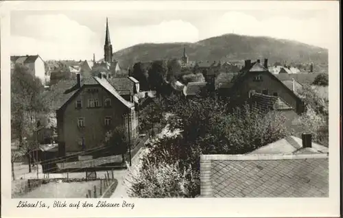 wz78497 Loebau Sachsen Loebauer Berg Kategorie. Loebau Alte Ansichtskarten