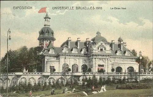 Exposition Bruxelles 1910 Chien Vert / Expositions /