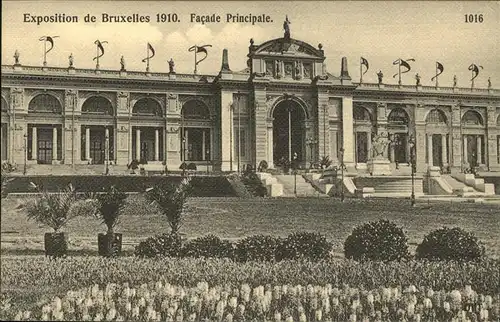 Exposition Bruxelles 1910 Facde Principale / Expositions /