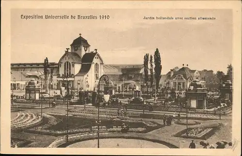 Exposition Bruxelles 1910 Jardin / Expositions /