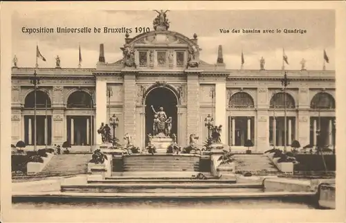 Exposition Bruxelles 1910 Bassins  / Expositions /