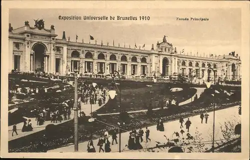 Exposition Bruxelles 1910 Facade Principale / Expositions /