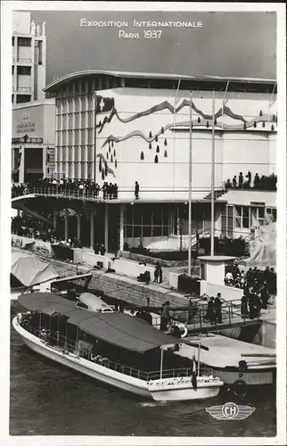 Exposition Internationale Paris 1937 Pavillon Suisse Schiff Kat. Expositions