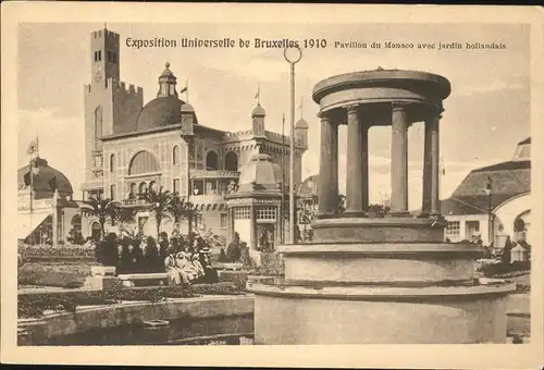 Exposition Bruxelles 1910 Pavillon Monaco  / Expositions /