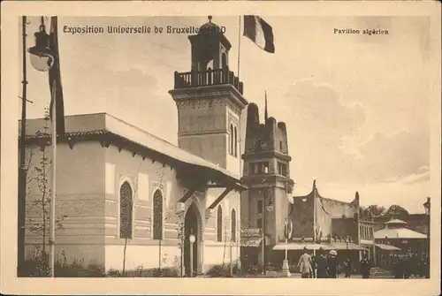 Exposition Bruxelles 1910 Pavillon Algerien / Expositions /