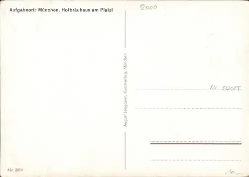 Bier Bierfass Bierkrug Muenchen Kat. Lebensmittel