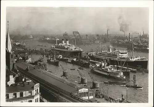 Motorboote Hapag Hamburg Hafen Kat. Schiffe