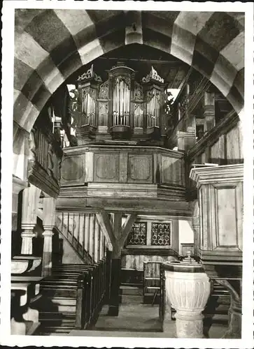 Kirchenorgel Jakobuskirche Urphar  Kat. Musik