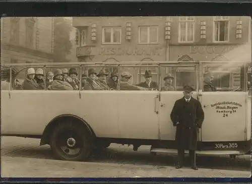 Autobus Omnibus Rundfahrten Friedrich Jasper Hamburg / Autos /