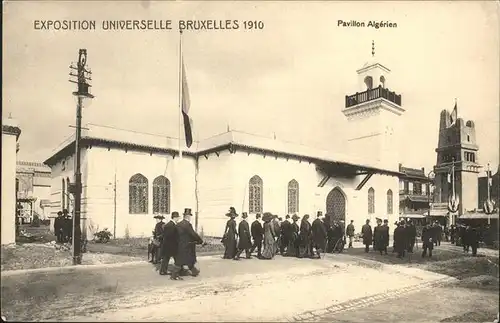 Exposition Bruxelles 1910 Pavillon Algerien / Expositions /