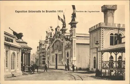 Exposition Bruxelles 1910 Pavillon  / Expositions /