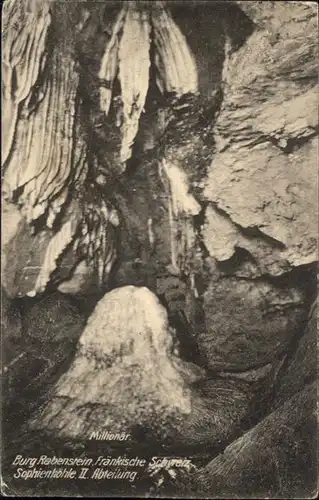 Hoehlen Caves Grottes Tropfsteinhoehle Sophienhoehle Burg Rabenstein Millionaer / Berge /