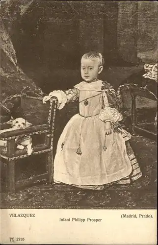 Gemaelde Velazquez Infant Philipp Prosper Madrid Prado / Malerei und Gemaelde /