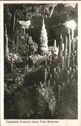 Hoehlen Caves Grottes Tropfsteinhoehle Teufelshoehle Barbarossa / Berge /