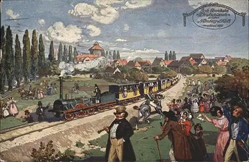 Eisenbahn Nuernberg Fuerth Adler / Eisenbahn /