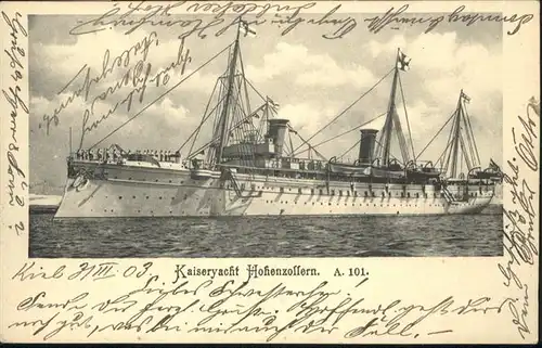 Schiffe Kaiseryacht Hohenzollern A101 / Schiffe /