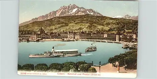 Schiffe Luzern Bahnhof Pilatus Hafen / Schiffe /