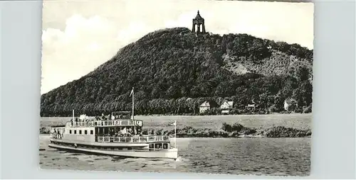 Schiffe Porta Westfalica Kaiser Wilhelm Denkmal / Schiffe /