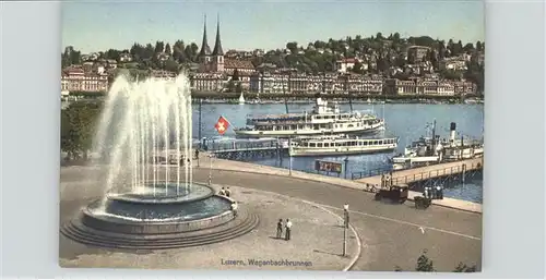 Schiffe Luzern Wagenbachbrunnen / Schiffe /