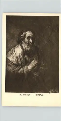 Rembrandt Homerus / Persoenlichkeiten /
