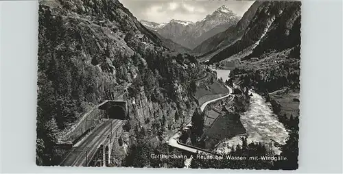 Bahnen Gotthardbahn Reuss Wassen Windgaelle / Bahnen /