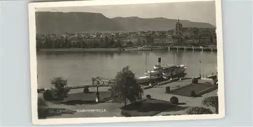 Dampfer Binnenschifffahrt Geneve / Schiffe /