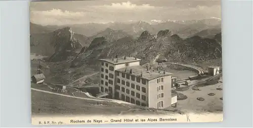 Bahnhof Rochers de Naye Grand Hotel / Eisenbahn /