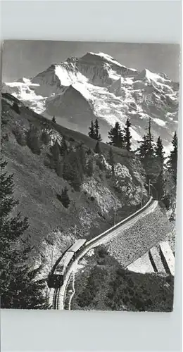 Zahnradbahn Schynige Platte-Bahn Jungfrau / Bergbahn /