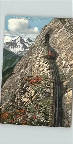 Zahnradbahn Pilatusbahn Eselwand Berneralpen / Bergbahn /