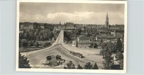 Strassenbahn Bern Kirchenfeldbruecke / Strassenbahn /