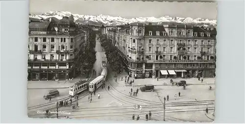 Strassenbahn Zuerich Bahnhofstrasse / Strassenbahn /