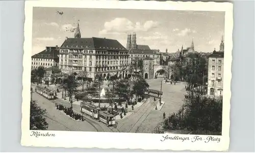 Strassenbahn Muenchen Sendlinger Torplatz / Strassenbahn /