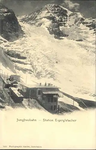 Zahnradbahn Jungfraubahn Gletscher / Bergbahn /