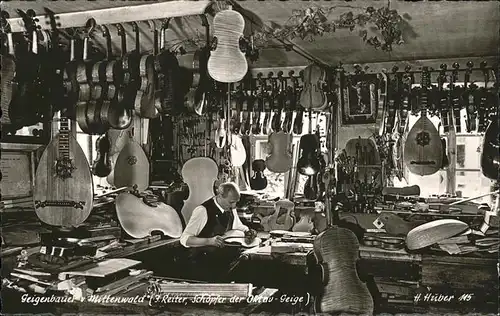 Geige Geigenbauer Mittenwald Handwerk / Musik /