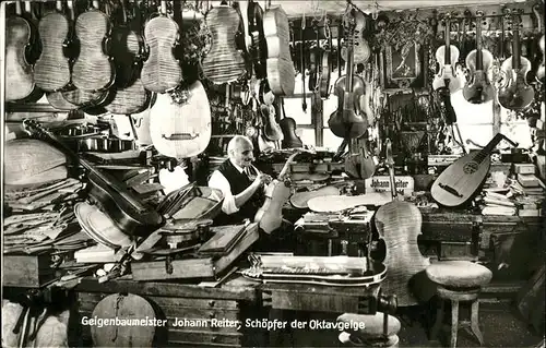 Geige Geigenbauwerkstaette Mittenwald Oktavgeige Johann Reiter / Musik /