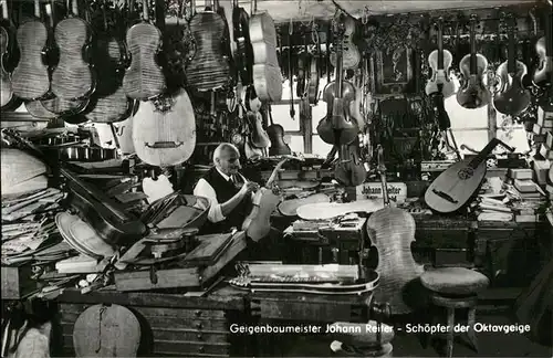 Geige Geigenbauwerkstaette Mittenwald Oktavgeige Johann Reiter / Musik /