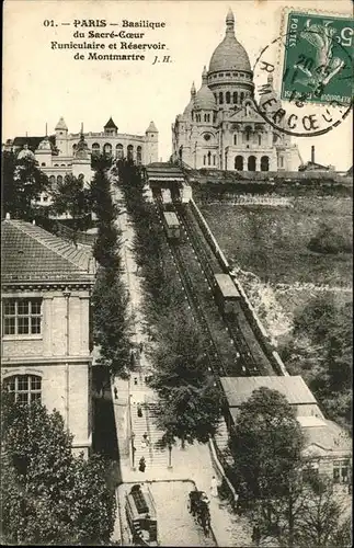 Seilbahn Standseilbahn Paris Basilique Funiculaire Montmartre / Bahnen /