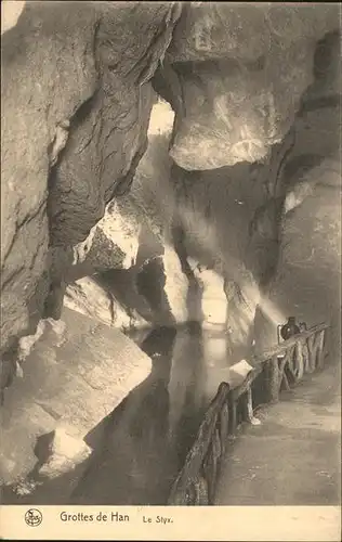 Hoehlen Caves Grottes Grottes de Han Tropfstein Le Styx / Berge /