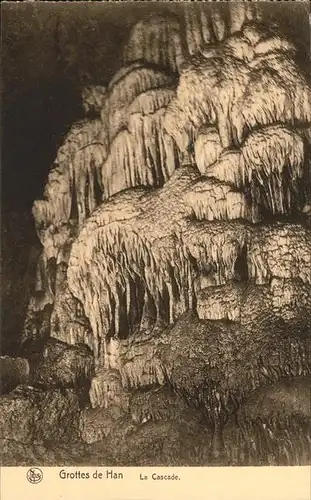 Hoehlen Caves Grottes Grottes de Han Tropfstein la Cascade / Berge /
