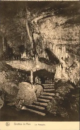 Hoehlen Caves Grottes Grottes de Han Tropfstein La Mosquee / Berge /