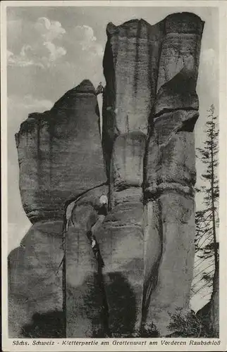 Bergsteigen Klettern Grottenwart Raubschloss / Sport /