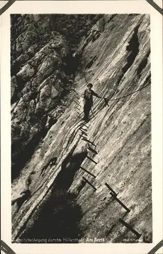 Bergsteigen Klettern Zugspitze Hoellenthal / Sport /