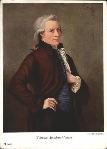 Mozart Wolfgang Amadeus Wolfgang Amadeus Mozart Kuenstler Tischbein / Komponist /