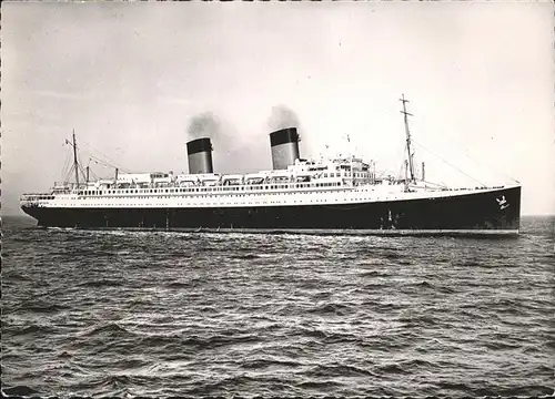 Dampfer Oceanliner Ile de France  / Schiffe /