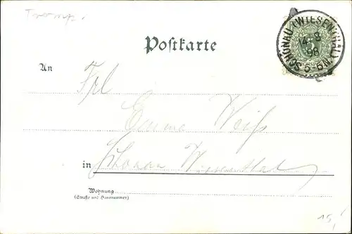 Trompeter Scheffel Behuet dich Gott! Hund Rose Poesie / Maerchen und Sagen /