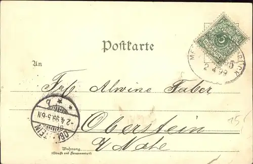 Trompeter Scheffel ueberraschung Kuenstler H. W. / Maerchen und Sagen /