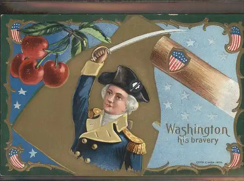 Persoenlichkeiten George Washington USA Praegedruck / Persoenlichkeiten /