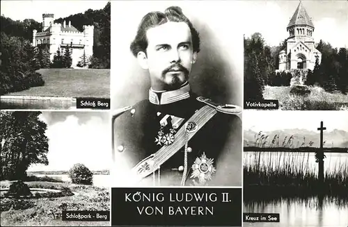 Adel Bayern Koenig Ludwig II Schloss Berg Votivkapelle  / Koenigshaeuser /