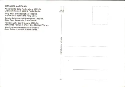 Paepste Johannes Paulus II Heilige Pforte / Religion /